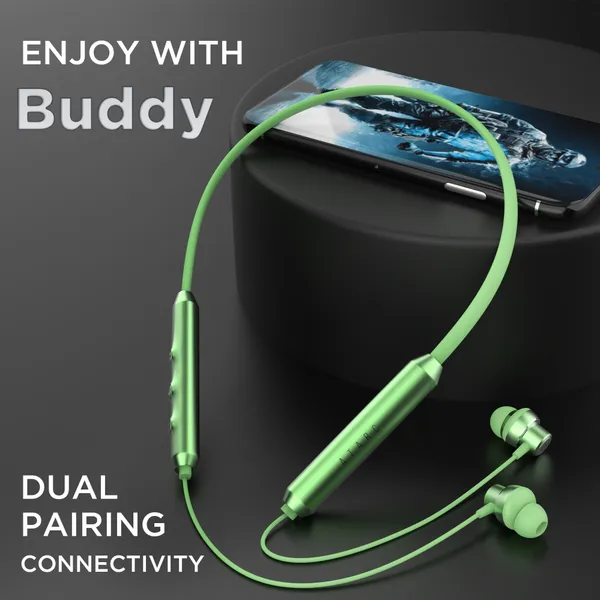 ATARC_Green_Neckband_With_Vibration_Call_Alert_I_Long_Lasting_Playtime_50_Hrs_Dual_Pairing_Bluetooth