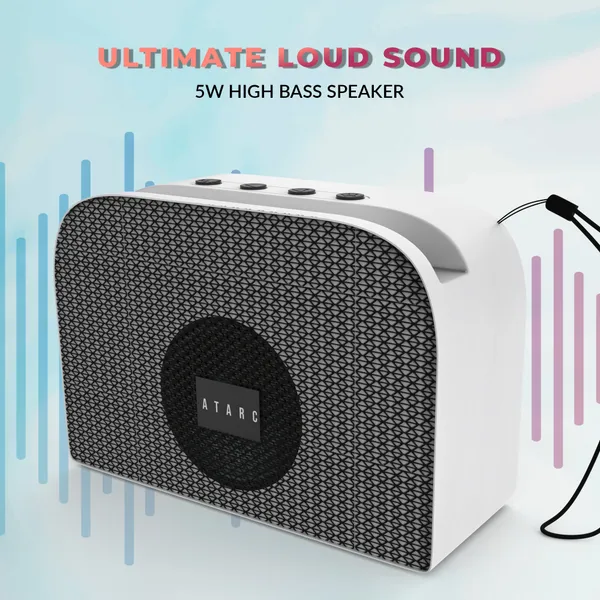ATARC_AT-611_Ultimate_|_5W_Bluetooth_Speaker_|_Hi-fi_Stereo_Sound_Surround_|_Upto_8_Hours_Playback_with_RGB_Lights_|_Best_for_Mobile,_Laptop/PC,_Ipad,_Media_Players_(Black)