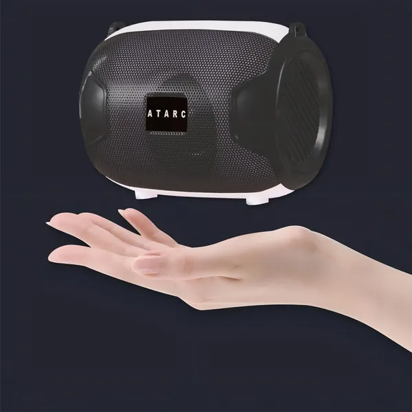 ATARC_AT-621_Traveller_10W_Bluetooth_Speaker_Hi-fi_Stereo_Sound_Surround_Upto_10_Hours_Playback,_Best_for_Mobile,_Laptop/PC,_Ipad,_Media_Players_with_Multi_Modes_Aux/TF_Card/USB_Drive_(Black)