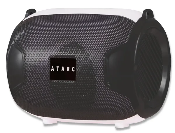 ATARC_AT-621_Traveller_10W_Bluetooth_Speaker_Hi-fi_Stereo_Sound_Surround_Upto_10_Hours_Playback,_Best_for_Mobile,_Laptop/PC,_Ipad,_Media_Players_with_Multi_Modes_Aux/TF_Card/USB_Drive_(Black)