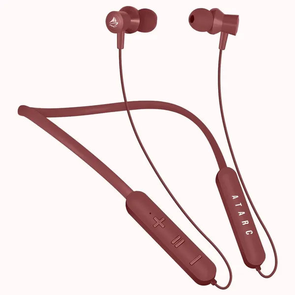 ATARC_Red_Neckband_With_Smart_Voice_Control_I_Long_Lasting_Playtime_50_Hrs_Dual_Pairing_Bluetooth
