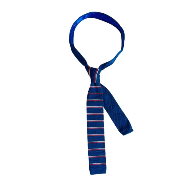 Tricolor_Parallel_Stripes_Men'S_Knitted_Tie,_Narrow_Skinny_Slim_&Trending_Designer_Necktie