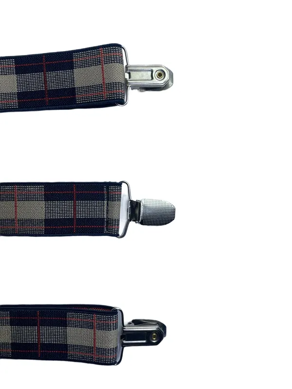 Mens_Adjustable_Elastic_Suspenders_with_Red_and_Navy_Plaid_Pattern__Classic_Y-Back_Braces_with_Heavy-Duty_Metal_Clips__Durable_Stretch_Fabric_for_Formal,_Wedding,_Party,_Business,_and_Casual_Outfits_(Checkered_Tartan_Design)