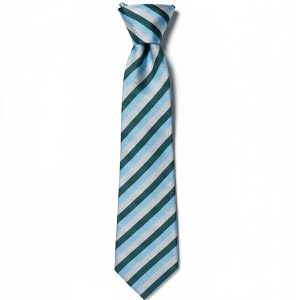 Multicolour_Stripes_Design,_Poly_Cotton_Smooth_Fabric,Backslash_Stripes_Neck_Tie_With_Pocket_Square