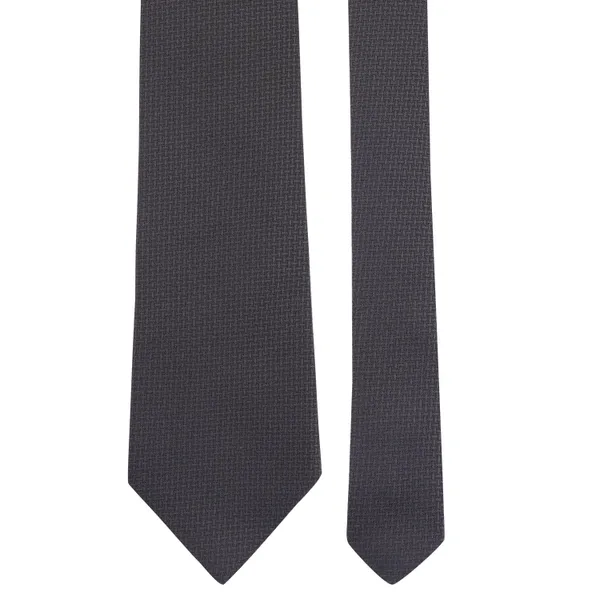 Mens_Microfiber_Necktie_Gift_Set_with_Designer_Naksh_Rakhi_Criss_Cross_Black_Tie,_Pocket_Square,_Cufflinks,_Brooch_&_Leather_Box