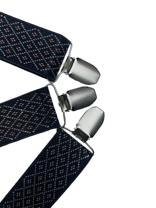 Elegant_Black_Diamond_Pattern_Suspenders_for_Men__Stylish_Geometric_Design_Adjustable_Elastic_Y-Back_Braces_with_Heavy_Duty_Metal_Clips__Formal_Wedding_Tuxedo_Office_Business_Prom_Party_Retro_Vintage_Costume_Accessory