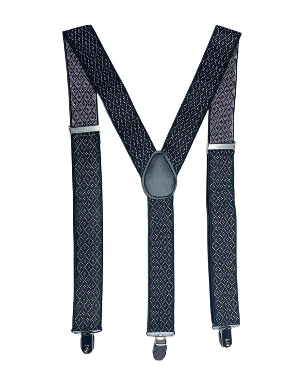 Elegant_Black_Diamond_Pattern_Suspenders_for_Men__Stylish_Geometric_Design_Adjustable_Elastic_Y-Back_Braces_with_Heavy_Duty_Metal_Clips__Formal_Wedding_Tuxedo_Office_Business_Prom_Party_Retro_Vintage_Costume_Accessory