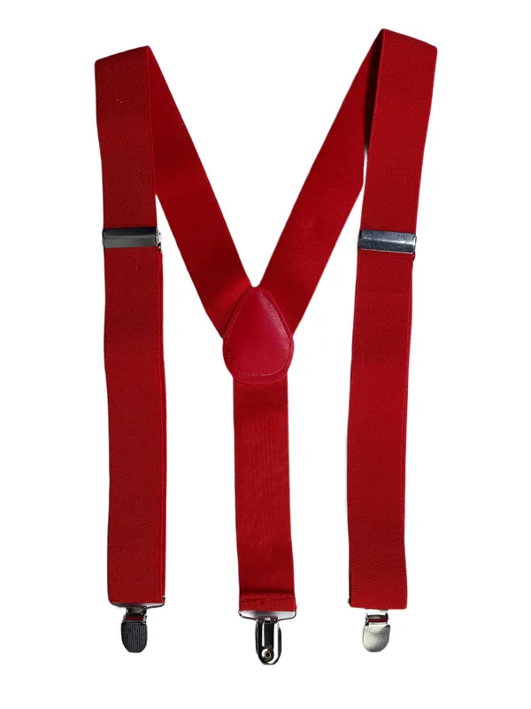 Premium_Red_Suspenders_for_Men__Adjustable_Elastic_Y-Back_Braces_with_Heavy_Duty_Strong_Metal_Clips__Classic_Formal_Wedding_Tuxedo_Office_Party_Retro_Vintage_Costume_Accessory_for_Men