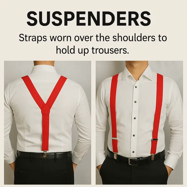 Premium_Red_Suspenders_for_Men__Adjustable_Elastic_Y-Back_Braces_with_Heavy_Duty_Strong_Metal_Clips__Classic_Formal_Wedding_Tuxedo_Office_Party_Retro_Vintage_Costume_Accessory_for_Men
