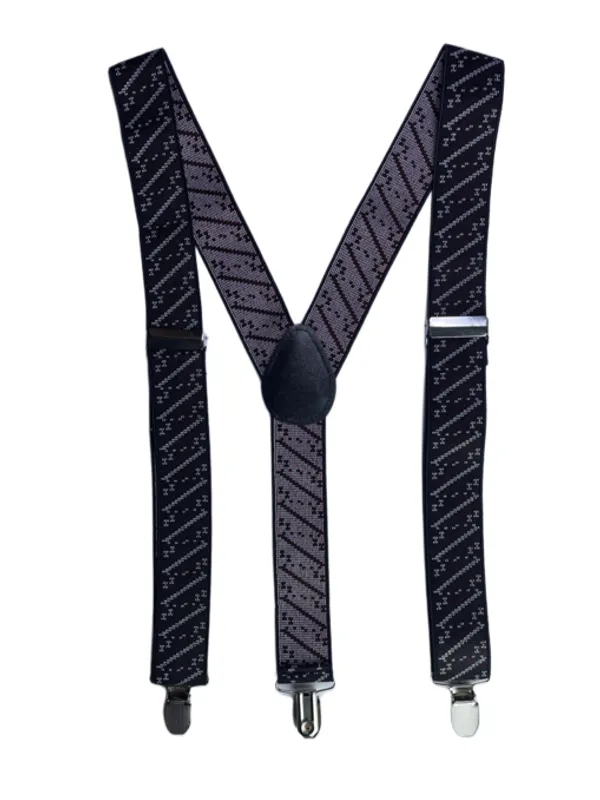 Mens_Adjustable_Suspenders__Classic_Black_with_Geometric_Pattern,_Heavy-Duty_Clips,_Y-Back_Design,_Elastic_Strap_Suspenders_for_Work,_Weddings_&_Casual_Wear