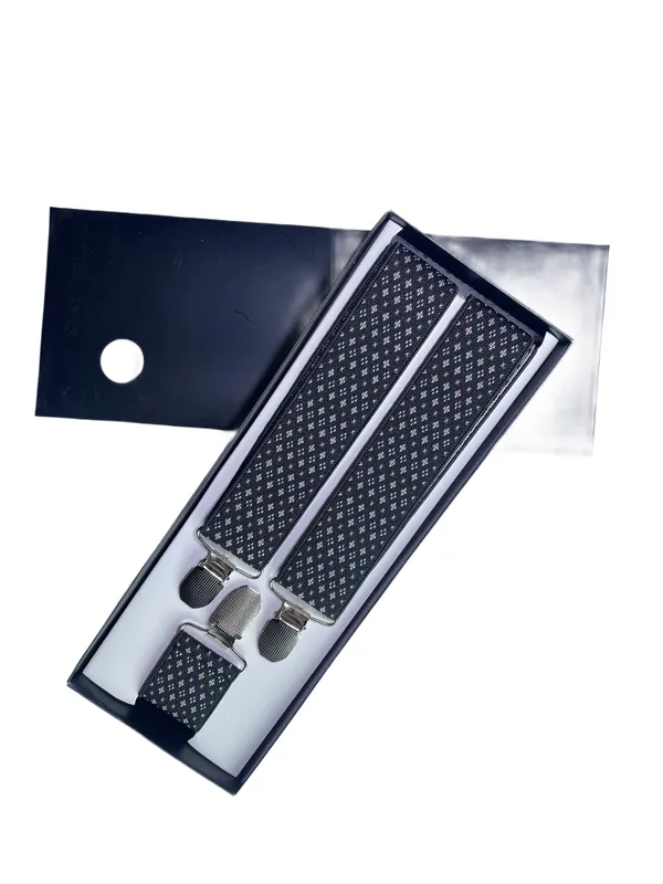 Mens_Suspenders__Black_with_Small_Geometric_Pattern,_Adjustable_Y-Back_Style_with_Elastic_Straps_&_Heavy-Duty_Clips,_Classic_Fashion_Accessory_for_Weddings,_Suits,_Business_&_Casual_Outfits