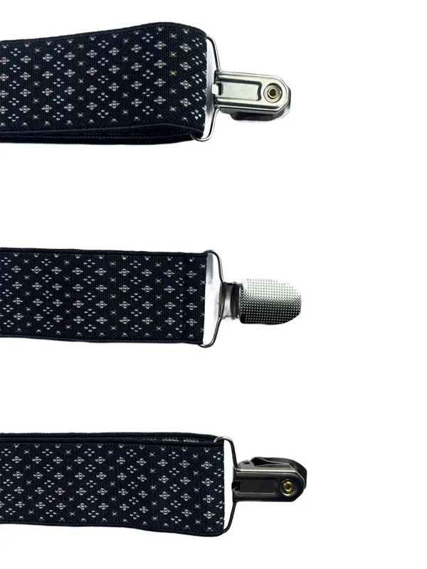 Mens_Suspenders__Black_with_Small_Geometric_Pattern,_Adjustable_Y-Back_Style_with_Elastic_Straps_&_Heavy-Duty_Clips,_Classic_Fashion_Accessory_for_Weddings,_Suits,_Business_&_Casual_Outfits