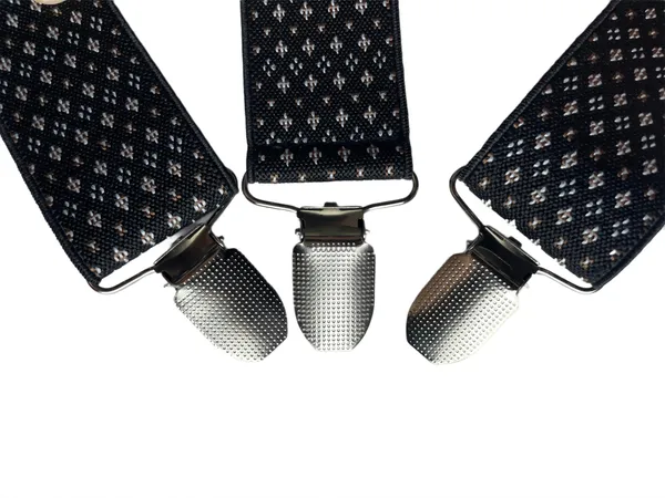 Mens_Suspenders__Black_with_Small_Geometric_Pattern,_Adjustable_Y-Back_Style_with_Elastic_Straps_&_Heavy-Duty_Clips,_Classic_Fashion_Accessory_for_Weddings,_Suits,_Business_&_Casual_Outfits