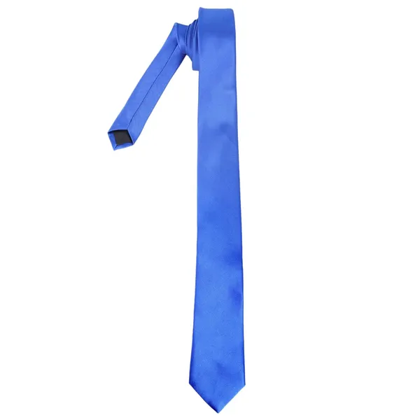 Sky_Blue_Solid_Design,_Poly_Cotton_Smooth_Fabric,_Solid_Slim_Neck_Tie