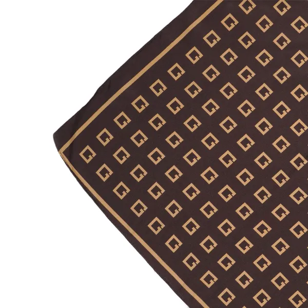 Calixto_Premium_Brown_Silk_Scarf_with_Geometric_G_Print_|_Luxury_Square_Satin_Neck_Scarf_for_Women_|_Soft,_Lightweight_&_Stylish