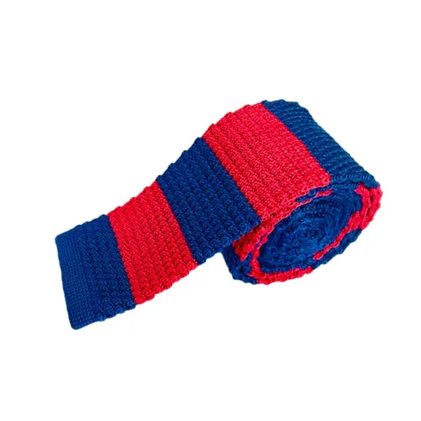 Red_&_Purple_Stripes_Men'S_Knitted_Tie,_Narrow_Skinny_Slim_&Trending_Designer_Necktie