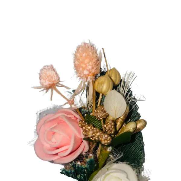 Calixto_Bouquet_Brooch_Of_Baby_Pink_And_White_Color_For_Men_And_Women_,Unisex_Accessory_For_Weddings,_Parties_(_Pack_Of_1)