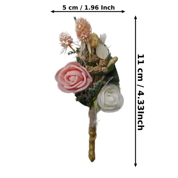 Calixto_Bouquet_Brooch_Of_Baby_Pink_And_White_Color_For_Men_And_Women_,Unisex_Accessory_For_Weddings,_Parties_(_Pack_Of_1)
