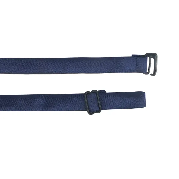 Dark_Blue_Double_Layer_Pre-Tied_Bow_With_Lapel_Pin__for_Men,_Classic_Solid_Color_Satin_Fabric_Bow_Tie,_Adjustable_Length_Clip,_Formal_Bow