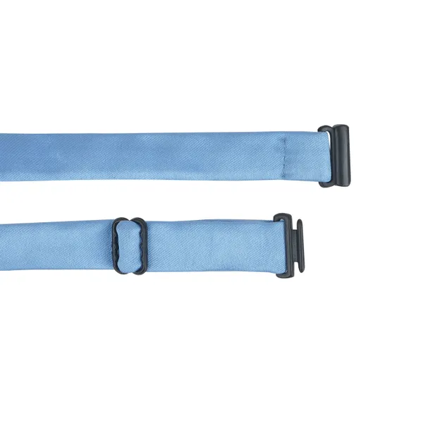 Sky_Blue_Elegant_Double_Layer_Bow_Pre-Tied_Bow_And_Lapel_Pin_for_Men,_Classic_Solid_Color_100%_Polyester_Micro_Fabric_Bow_Tie,_Adjustable_Length_Clip