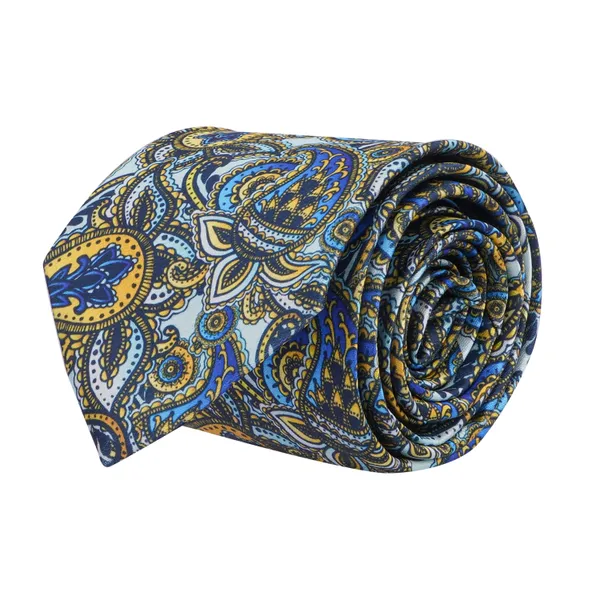 Calixto_Men's_Classic_Blue_Plaid_Necktie_&_Pocket_Square_Set_–_Formal_Checkered_Tie_for_Business,_Weddings,_and_Events
