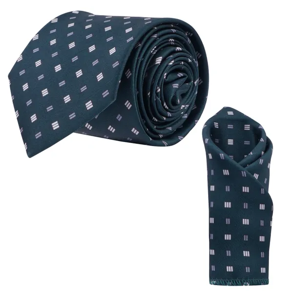 Calixto_Men's_Classic_Navy_Blue_Tie_and_Pocket_Square_Set_–_Paisley_and_Dot_Pattern_–_Formal_Necktie_for_Business,_Weddings,_Parties