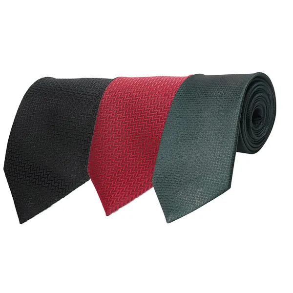 Calixto_Men's_Criss_Cross_Design_MicroPoly_Necktie_For_Men,_Formal_Tie,_Solid_Colors_with_Silky_Feel,_Free_Pocket_Square_with_Each_Tie_(Pack_Of_3)