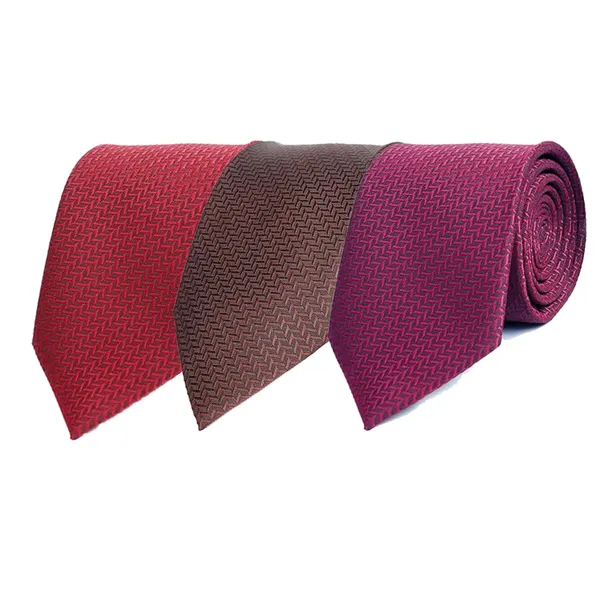 Calixto_Men's_Criss_Cross_Design_MicroPoly_Necktie_For_Men,_Formal_Tie,_Solid_Colors_with_Silky_Feel,_Free_Pocket_Square_with_Each_Tie_(Pack_Of_3)
