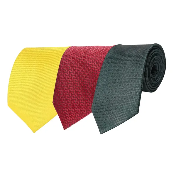 Calixto_Men's_Criss_Cross_Design_MicroPoly_Necktie_For_Men,_Formal_Tie,_Solid_Colors_with_Silky_Feel,_Free_Pocket_Square_with_Each_Tie_(Pack_Of_3)