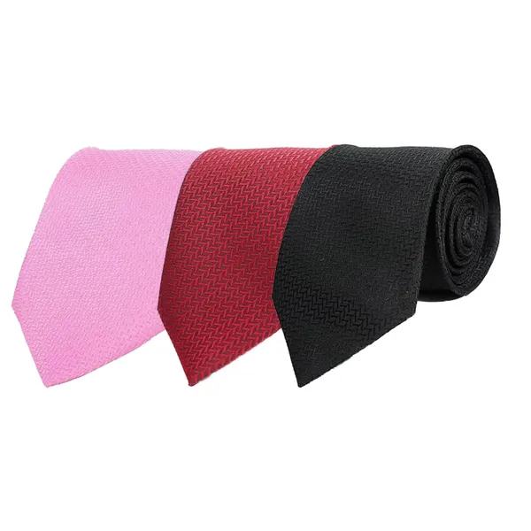 Calixto_Men's_Criss_Cross_Design_Micro_Poly_Necktie_For_Men,_Formal_Tie,_Solid_Colors_with_Silky_Feel,_Free_Pocket_Square_with_Each_Tie_(Pack_Of_3)