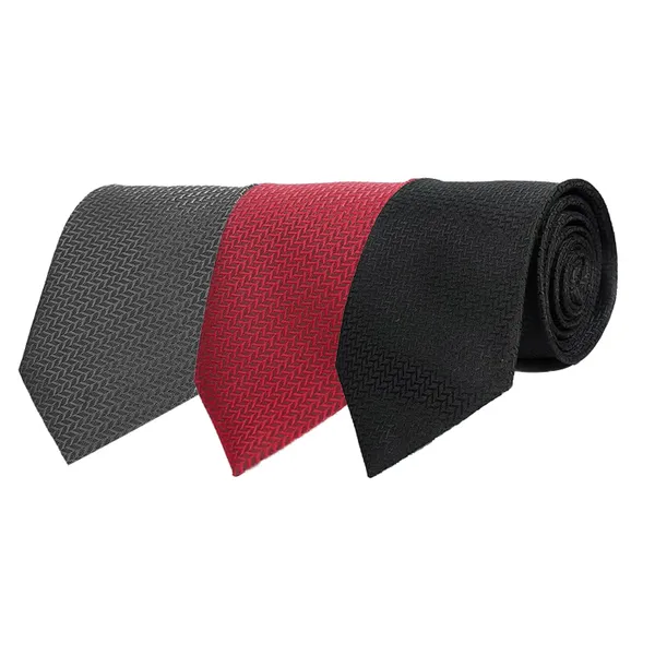 Calixto_Men's_Criss_Cross_Design_Micro_Poly_Necktie_For_Men,_Formal_Tie,_Solid_Colors_with_Silky_Feel,_Free_Pocket_Square_with_Each_Tie_(Pack_Of_3)