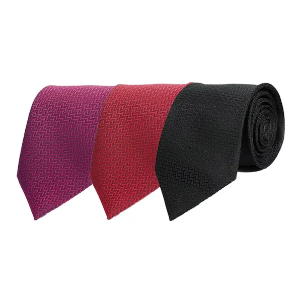 Calixto_Men's_Criss_Cross_Design_Micro_Poly_Necktie_For_Men,_Formal_Tie,_Solid_Colors_with_Silky_Feel,_Free_Pocket_Square_with_Each_Tie_(Pack_Of_3)