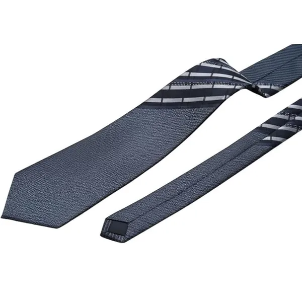 Calixto_Men’s_Dark_Gray_Textured_Tie_Classic_Elegant_Woven_Necktie_for_Men_Formal_Business_Wedding_Party_Silk_Like_Luxury_Neck_Tie_Standard_Length_Fashion_Accessories_Gift