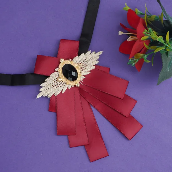 Men's_Designer_Maroon_Cravats_Microfiber_Satin_Adjustable_Strap
