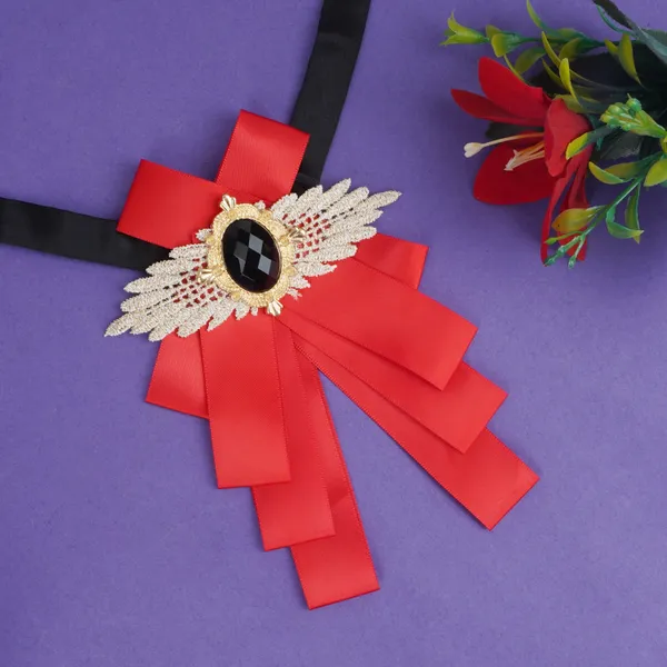 Men's_Designer_Red_Cravats_Microfiber_Satin_Adjustable_Strap