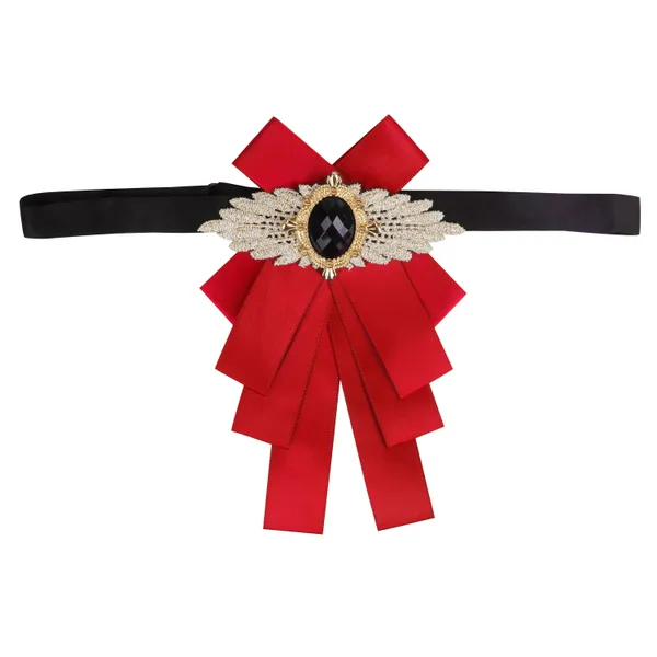 Men's_Designer_Red_Cravats_Microfiber_Satin_Adjustable_Strap