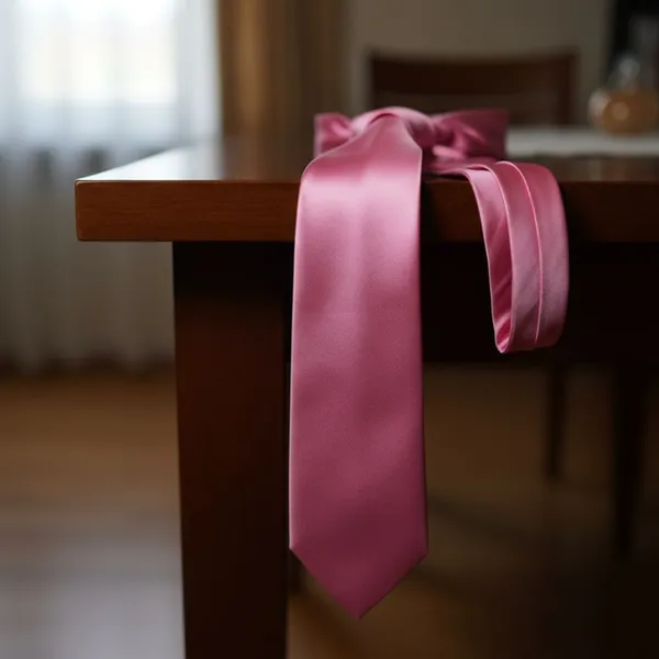 Calixto_Men’s_Dusty_Pink_Necktie_–_Premium_Satin_Finish_Solid_Blush_Pink_Tie,_Classic_Length_Formal_Tie_for_Weddings,_Business,_Parties_&_Special_Occasions