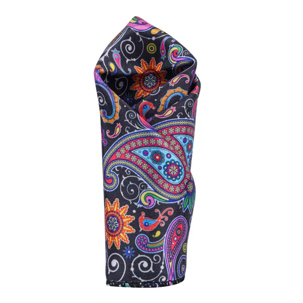 Calixto_Men's_Floral_Paisley_Tie_&_Pocket_Square_Set_–_Classic_Blue_&_Orange_Pattern_–_Premium_Microfiber_Necktie_for_Weddings,_Business_&_Formal_Events