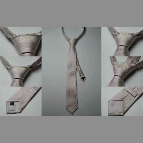 Calixto_Men's_Ivory_Lavender_Paisley_Striped_Necktie,_Jacquard_Woven,_Silk_Feel,_Formal_Wedding_Business_Classic_Neck_Tie
