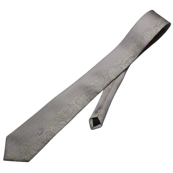 Calixto_Men's_Ivory_Lavender_Paisley_Striped_Necktie,_Jacquard_Woven,_Silk_Feel,_Formal_Wedding_Business_Classic_Neck_Tie