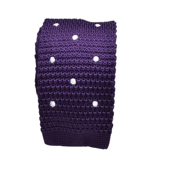 Calixto_Men's_Knit_Tie_Polka_Dot_–_Slim_Textured_Woven_Necktie_–_Premium_Casual_&_Formal_Tie_for_Business,_Wedding