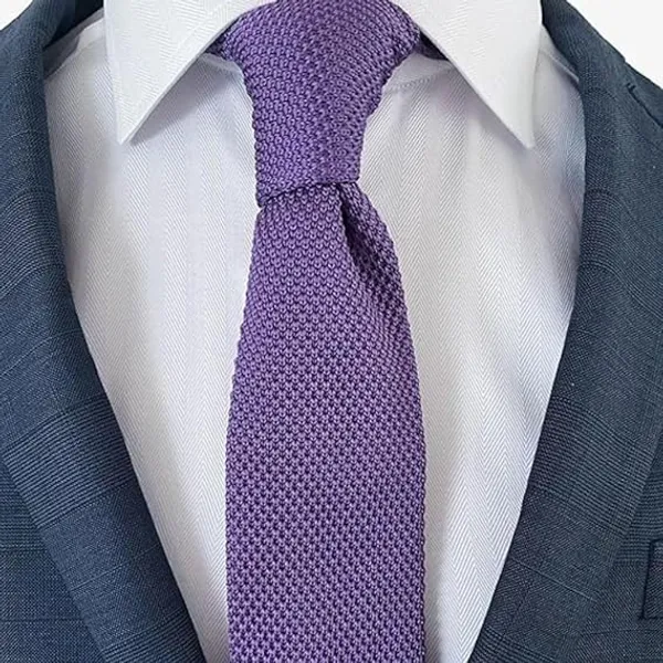 Calixto_Men's_Knit_Tie_Polka_Dot_–_Slim_Textured_Woven_Necktie_–_Premium_Casual_&_Formal_Tie_for_Business,_Wedding