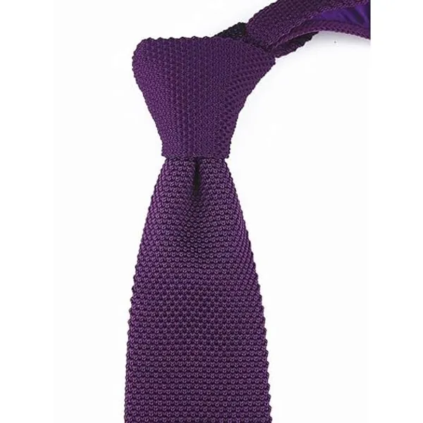 Calixto_Men's_Knit_Tie_Polka_Dot_–_Slim_Textured_Woven_Necktie_–_Premium_Casual_&_Formal_Tie_for_Business,_Wedding