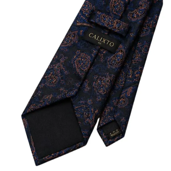 Calixto_Men's_Luxury_Paisley_Tie_and_Pocket_Square_Gift_Set_–_Premium_Woven_Necktie_&_Matching_Handkerchief_–_Elegant_Formal_Tie_for_Weddings,_Business,_Parties_&_Special_Occasions