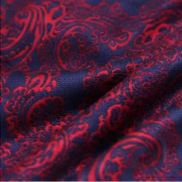 Calixto_Men's_Luxury_Tie_Gift_Set_with_Pocket_Square,_Cufflinks_&_Lapel_Flower_Pin_–_Premium_Woven_Paisley_Necktie_Set_in_Navy_Blue_&_Burgundy_–_Formal_Wedding,_Business_&_Party_Accessories_Gift_Box