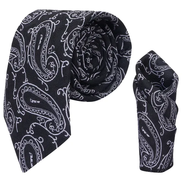 Men's_Microfiber_Italian_Designer_Necktie_Gift_Set,_Floral_Printed_Tie_With_Pocket_Square