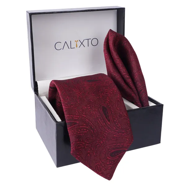 Men's_Microfibre_Italian_Designer_Necktie_Gift_Set,_Floral_Printed_Tie_With_Pocket_Square