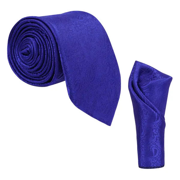 Calixto_Men's_Microfibre_Strips_Designer_Necktie_Tie_With_Pocket_Square_(Leatharite_Gift_Box)_(Pack_of_2)