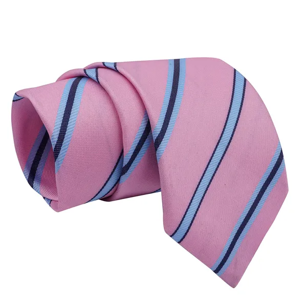 Calixto_Men's_Microfibre_Strips_Designer_Necktie_With_Pocket_Square_(Leatharite_Gift_Box)_with_Designer_Naksh_Rakhi