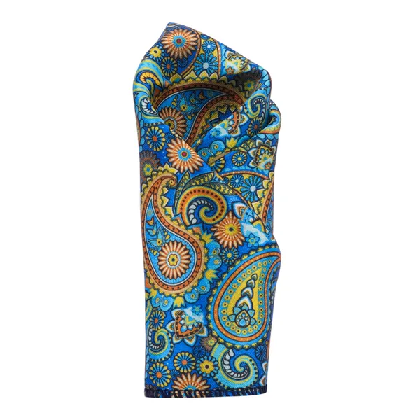 Calixto_Men's_Modern_Textured_Necktie_&_Pocket_Square_Set_–_Slate_Blue_Crosshatch_Tie_for_Business,_Weddings,_and_Formal_Events